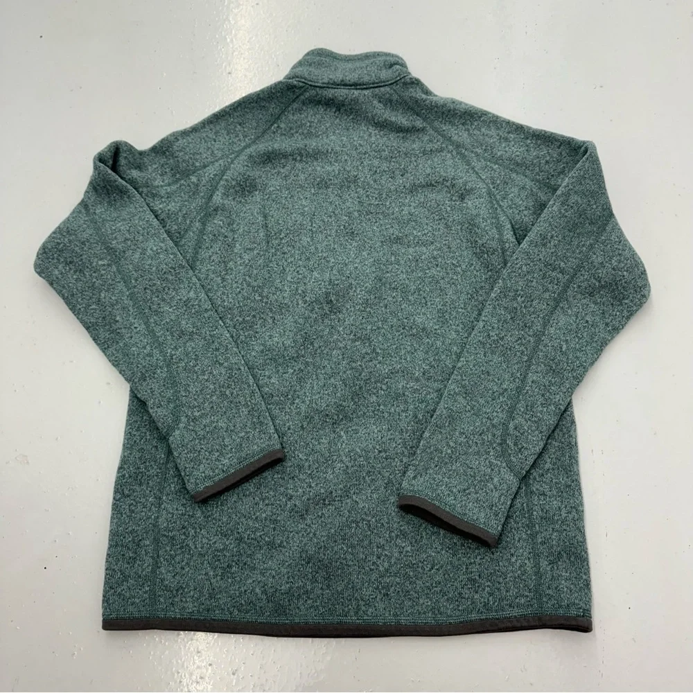 Patagonia Better Sweater 1/4 Zip Pullover Green Mens Medium - Picture 2 of 5